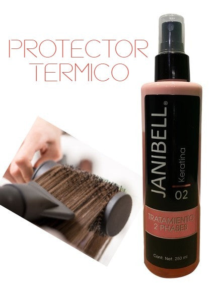 Tratamiento Cabello Protector Termico 2 Phases Janibell 250 ml