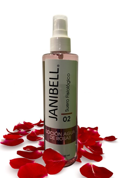Locion Facial Agua De Rosas Janibell Equilibra Ph Cutis 250 ml