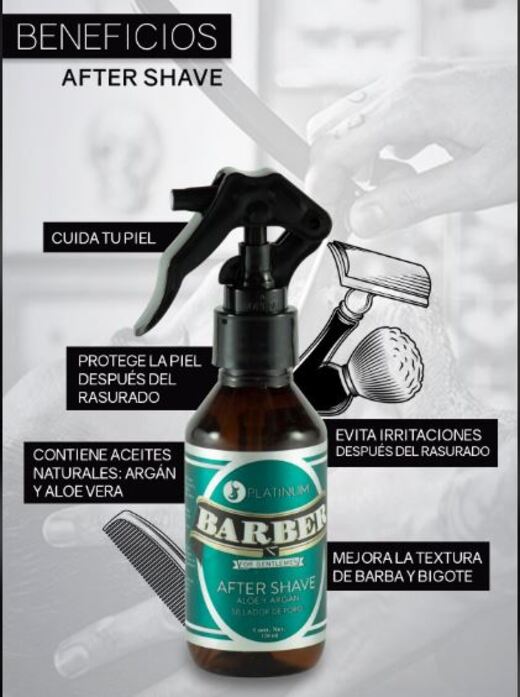 Barber Locion After Shave 120 Ml Despues De Afeitar Forza