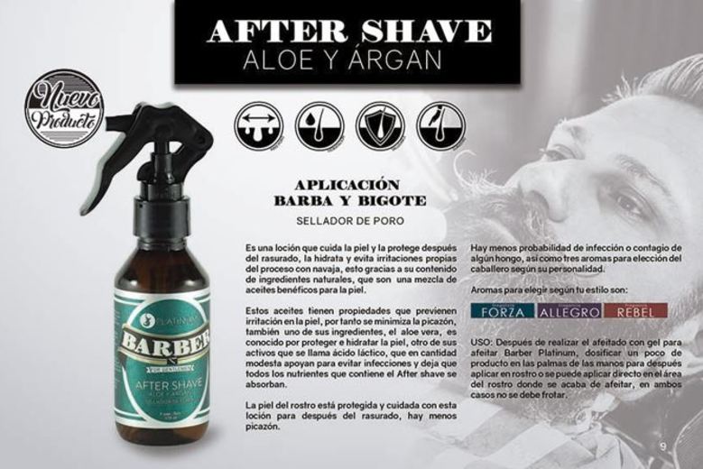 Barber Locion After Shave 120 Ml Despues De Afeitar Forza