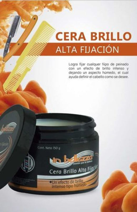 Cera Brillo Fijacion Maxima Para El Cabello In Bellezza 150 gr