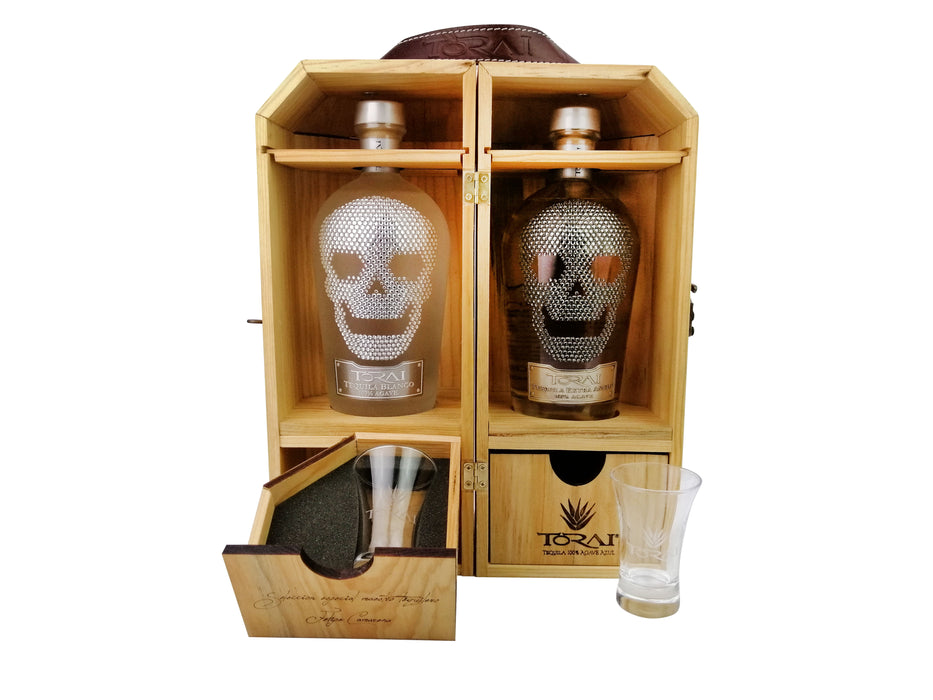 Tequila Torai Duo Pack Blanco Y Extra Añejo Botellas 700 Ml