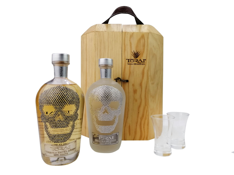 Tequila Torai Duo Pack Blanco Y Extra Añejo Botellas 700 Ml