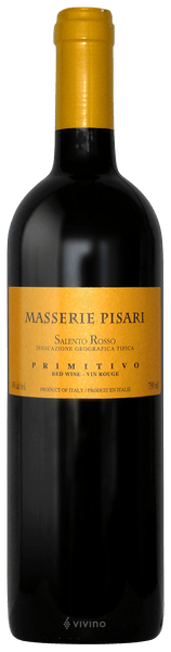 Primitivo Salento Rosso IGT Masserie Pisari