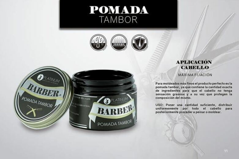 Barber Pomada Tambor 150 Gr Maxima Fijacion