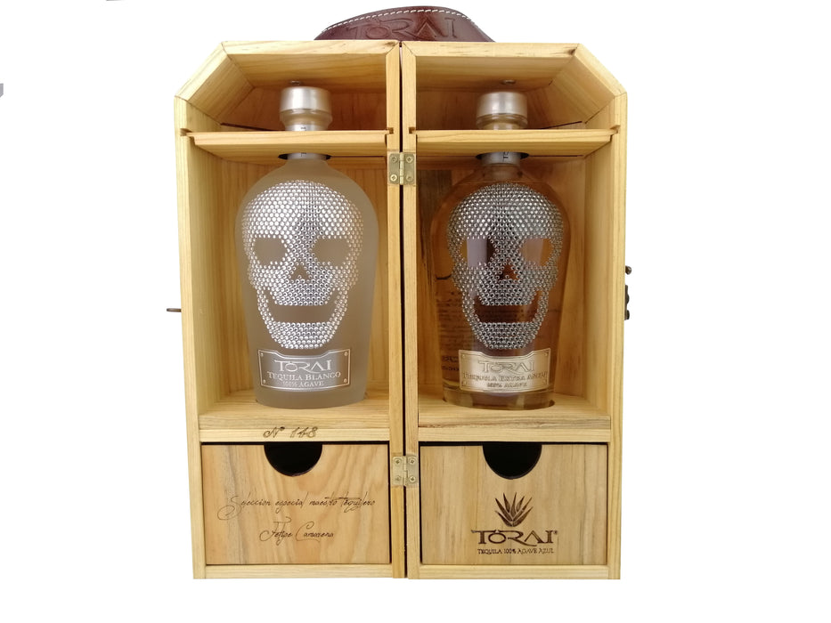 Tequila Torai Duo Pack Blanco Y Extra Añejo Botellas 700 Ml