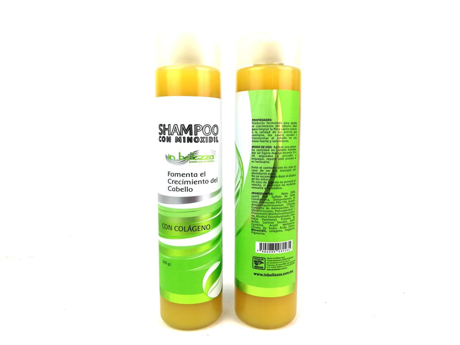 Shampoo Crecimiento con Minoxidil In Bellezza 500 gr