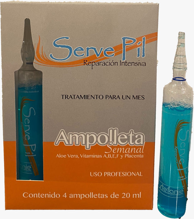 Ampolletas Cabello Reparacion Intensiva Janibell 4 Pzs