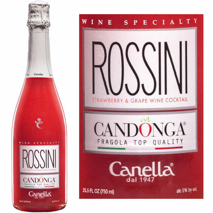 Rossini Coctel Italiano A Base De Vino Blanco Y Fresa 750 Ml